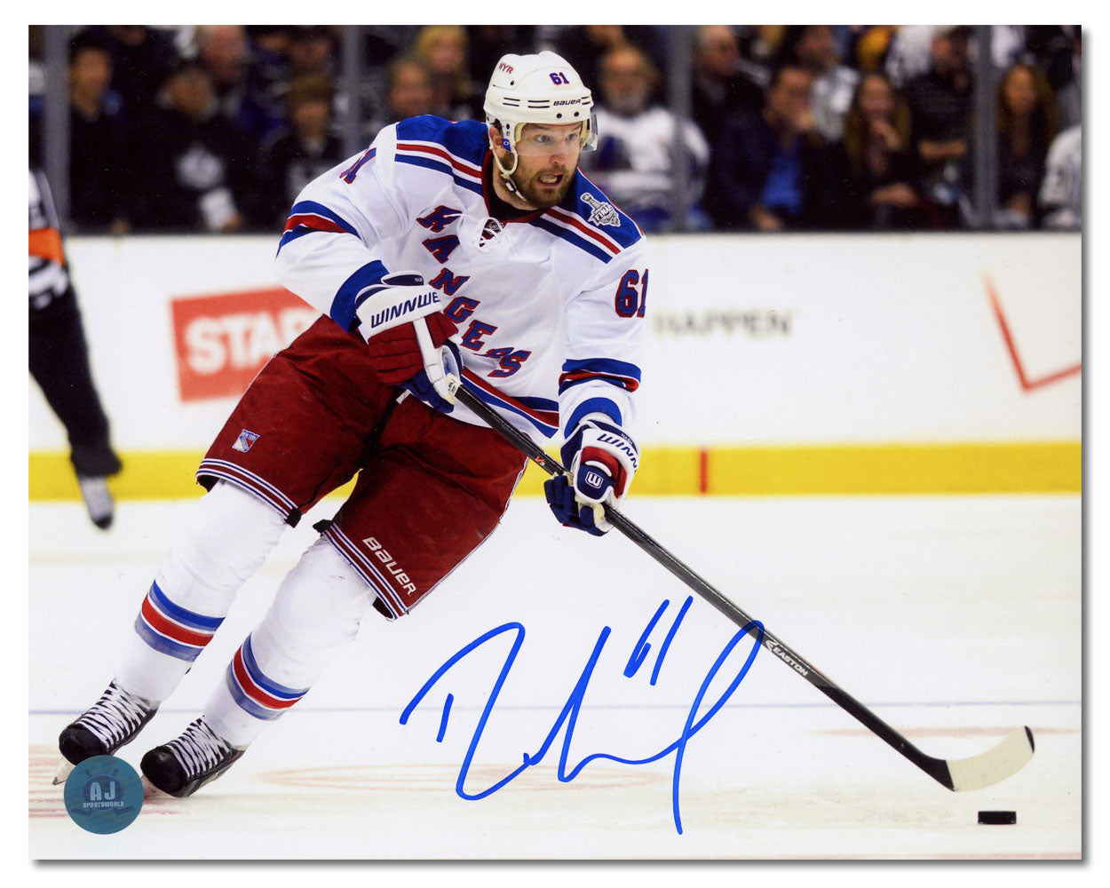 AJ Sports | Rick Nash Autographed New York Rangers 8x10 Photo