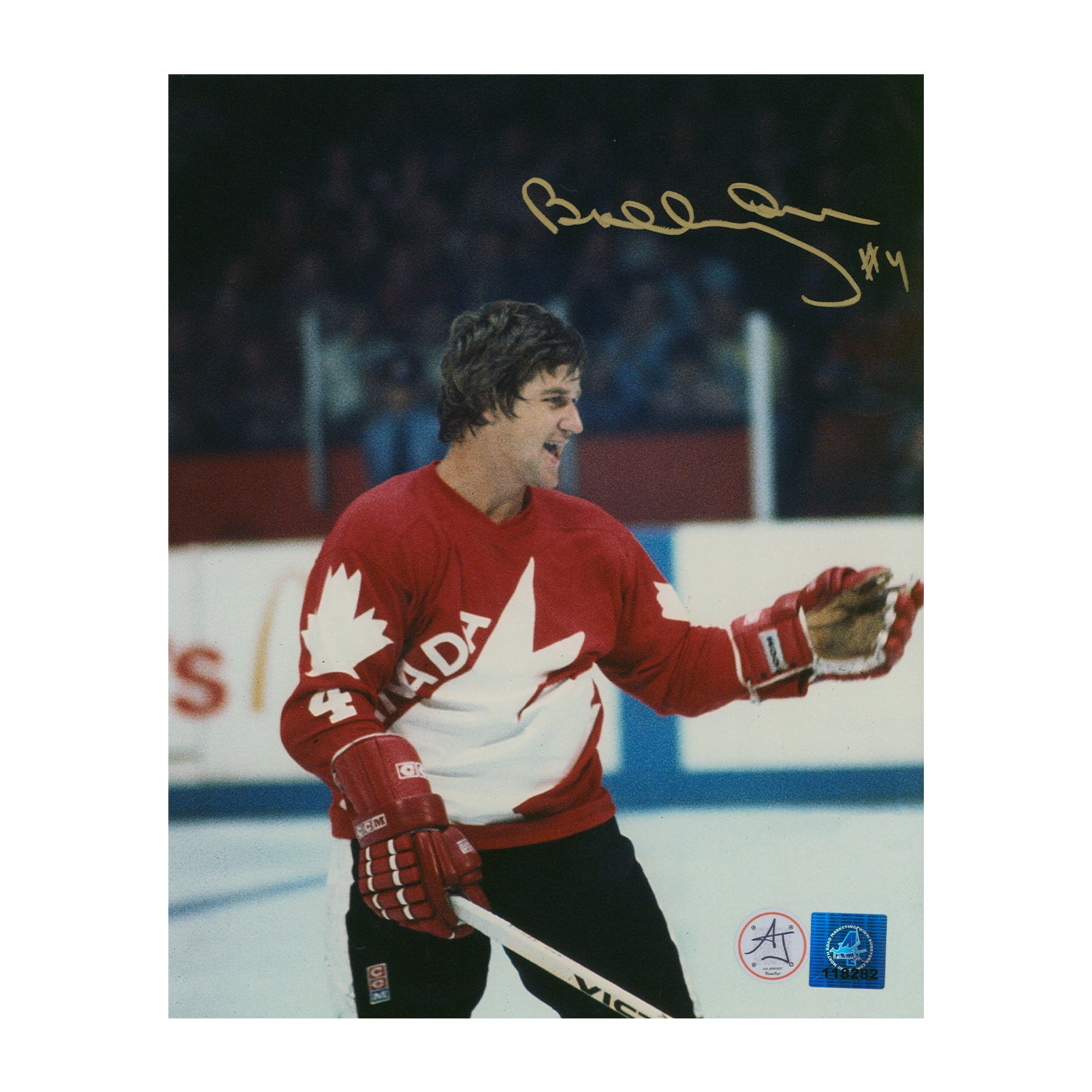 AJ Sports | Bobby Orr Team Canada Autographed 1976 Canada Cup 8x10 Photo