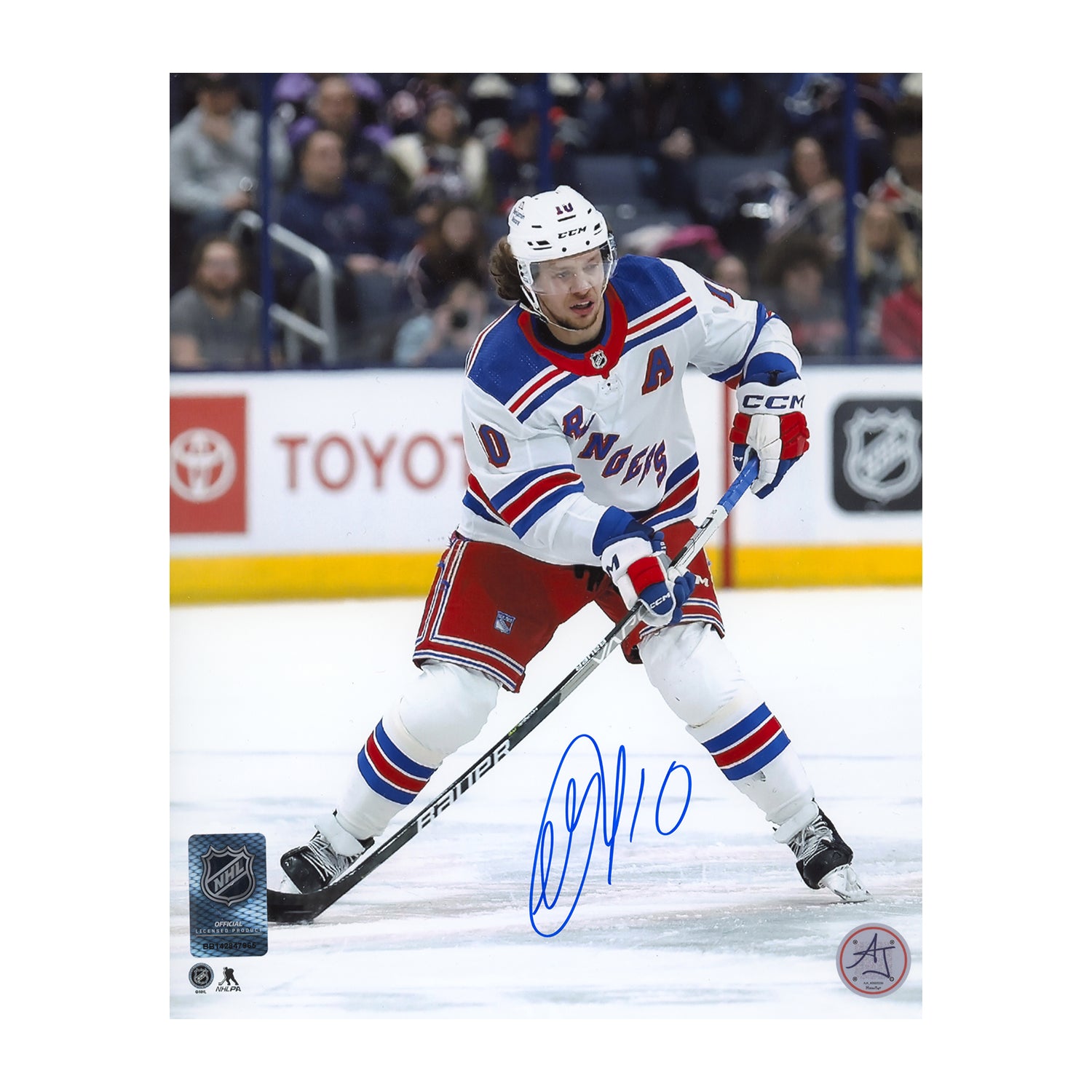 AJ Sports | Artemi Panarin Autographed New York Rangers 8x10 Photo