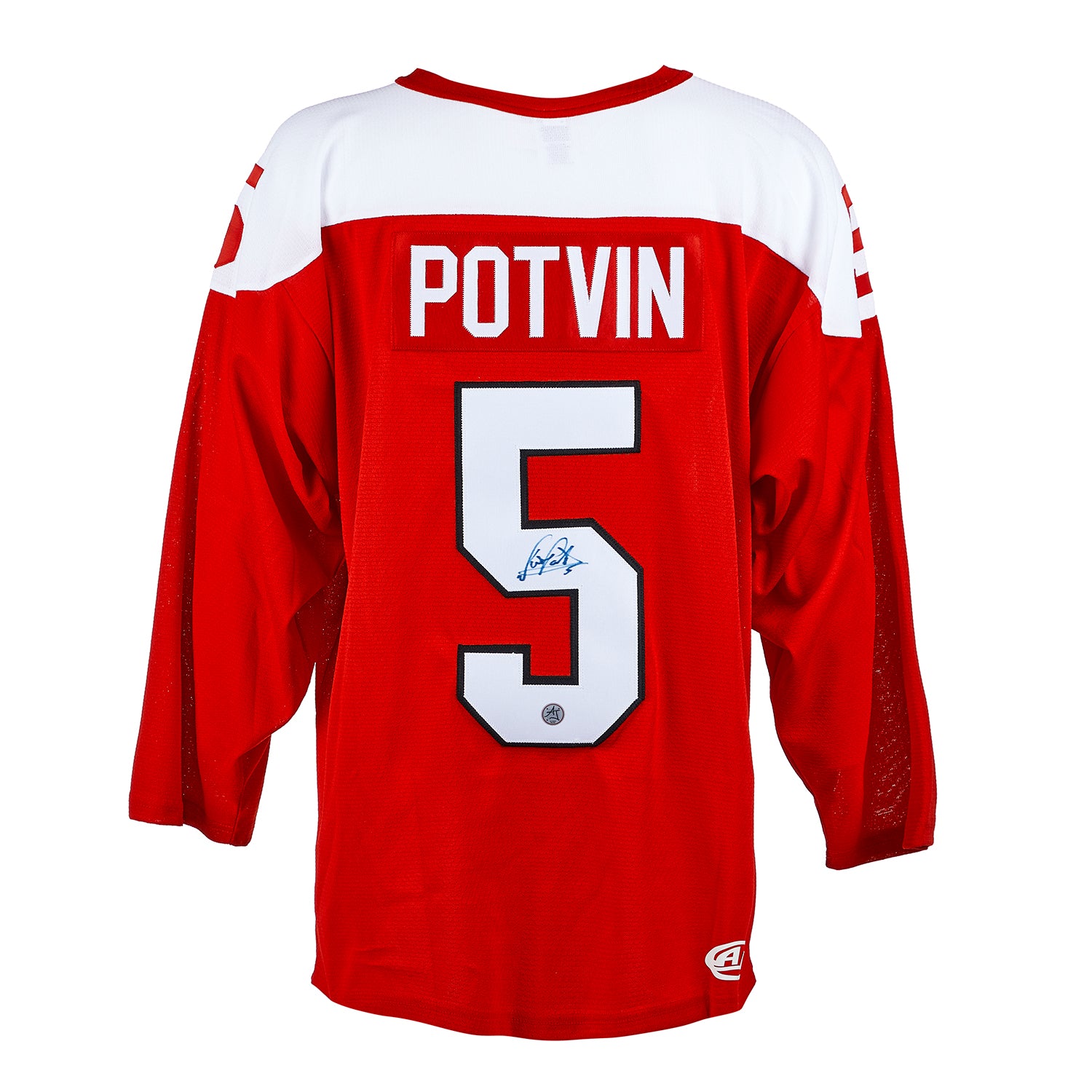 AJ Sports Denis Potvin Autographed Team Canada Custom Hockey Nation Jersey