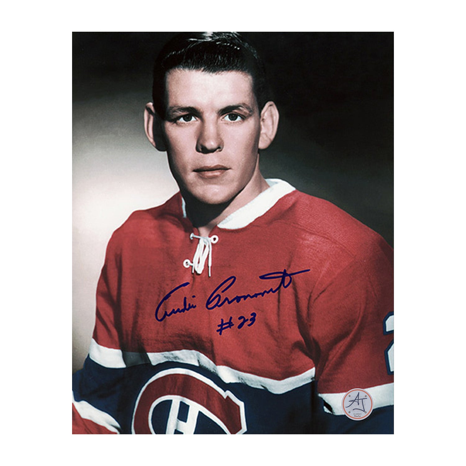 AJ Sports | Andre Pronovost Autographed Montreal Canadiens 8x10 Photo