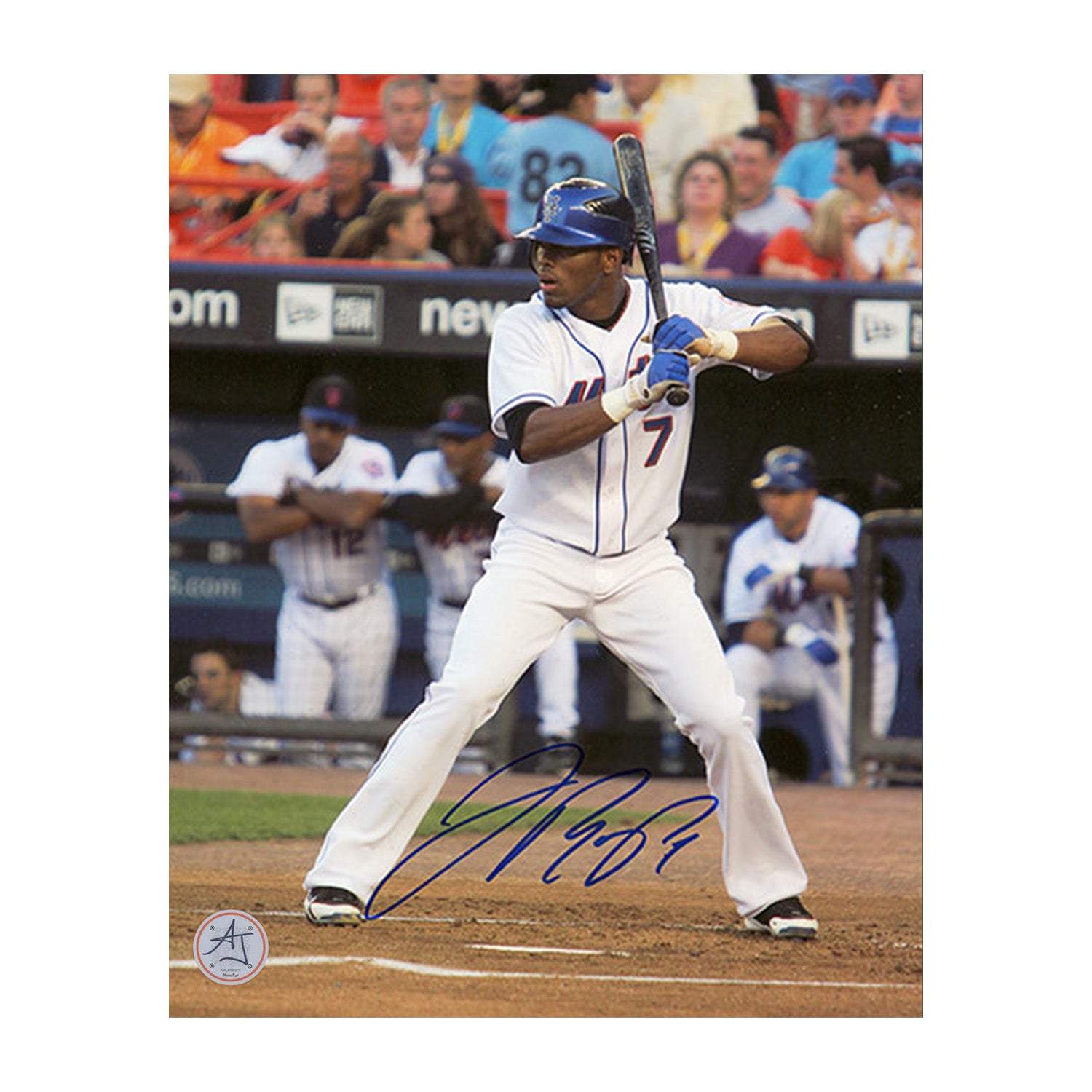 AJ Sports | Jose Reyes Autographed New York Mets 8x10 Photo