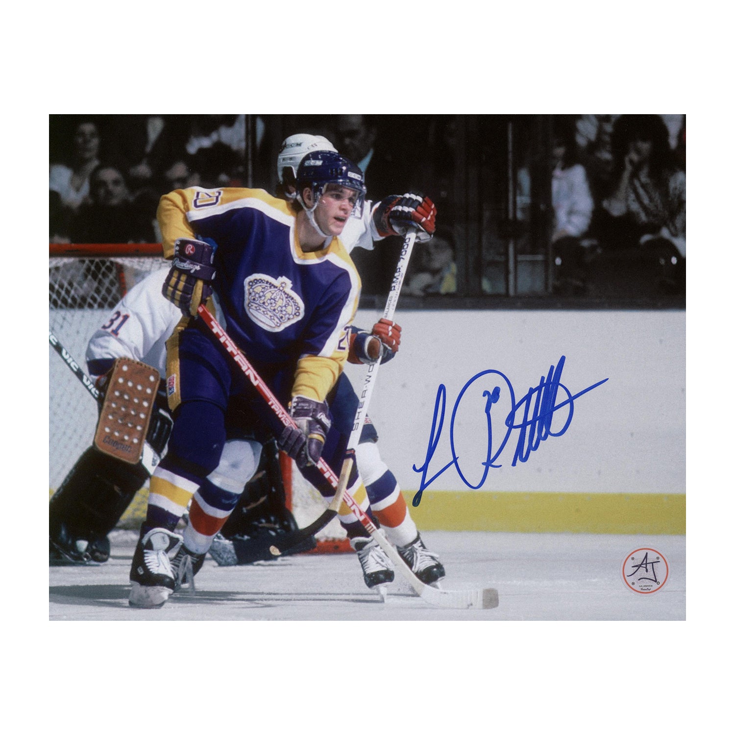 AJ Sports | Luc Robitaille Signed Los Angeles Kings Rookie 8x10 Photo