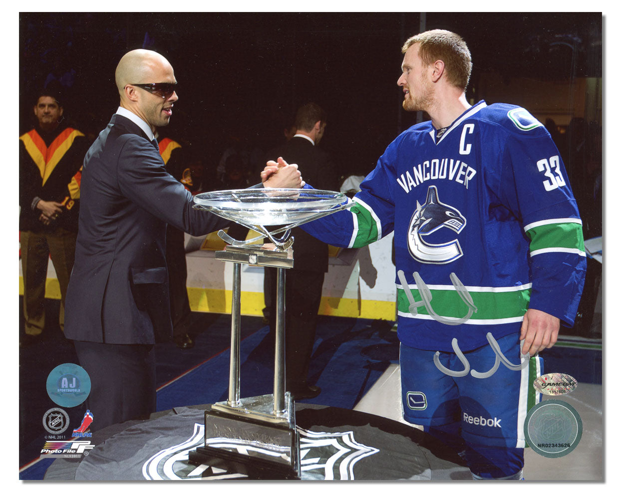 AJ Sports | Henrik Sedin Autographed Vancouver Canucks 8x10 Photo