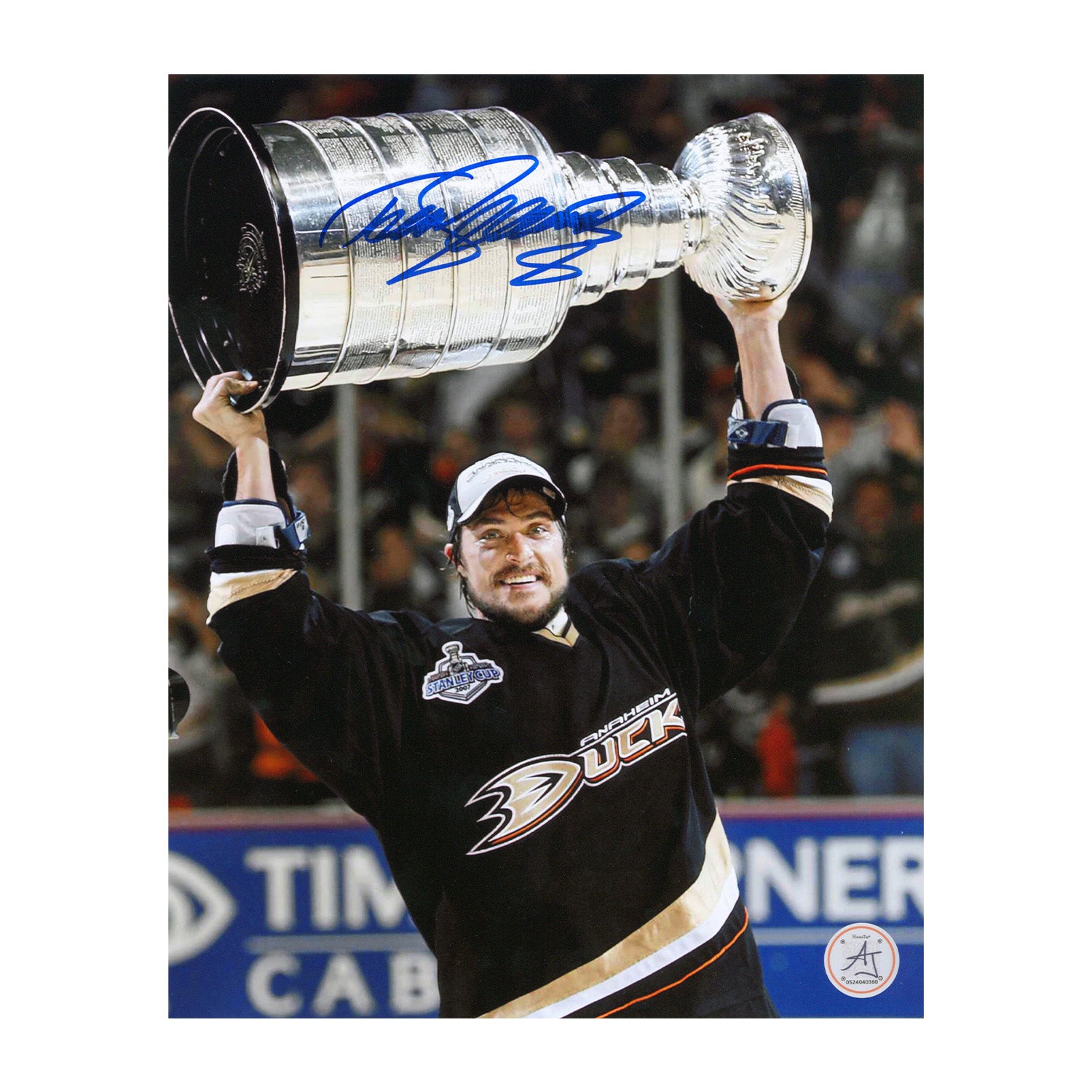 AJ Sports | Teemu Selanne Signed Anaheim Ducks 2007 Stanley Cup 8x10 Photo