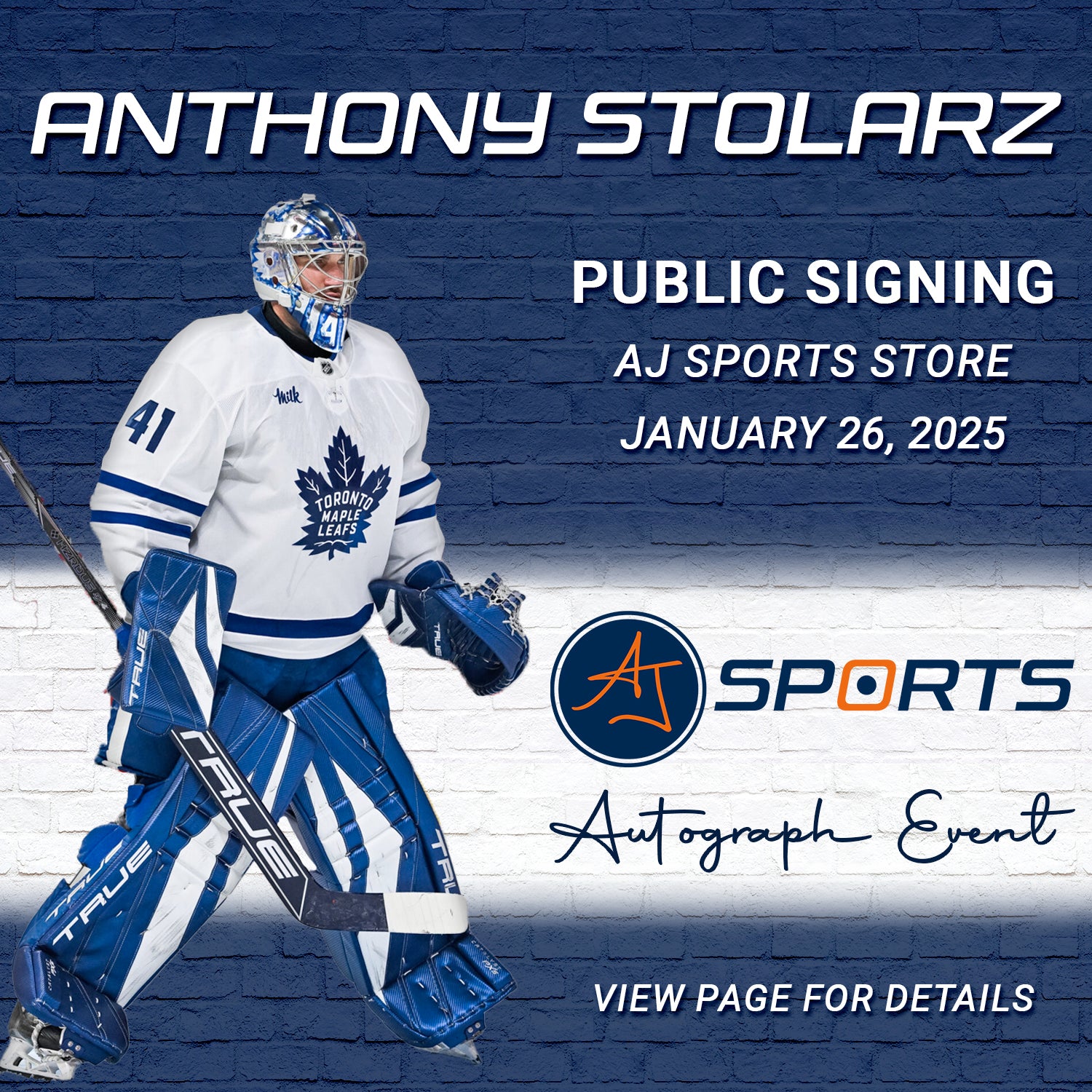 Anthony Stolarz Public Signing