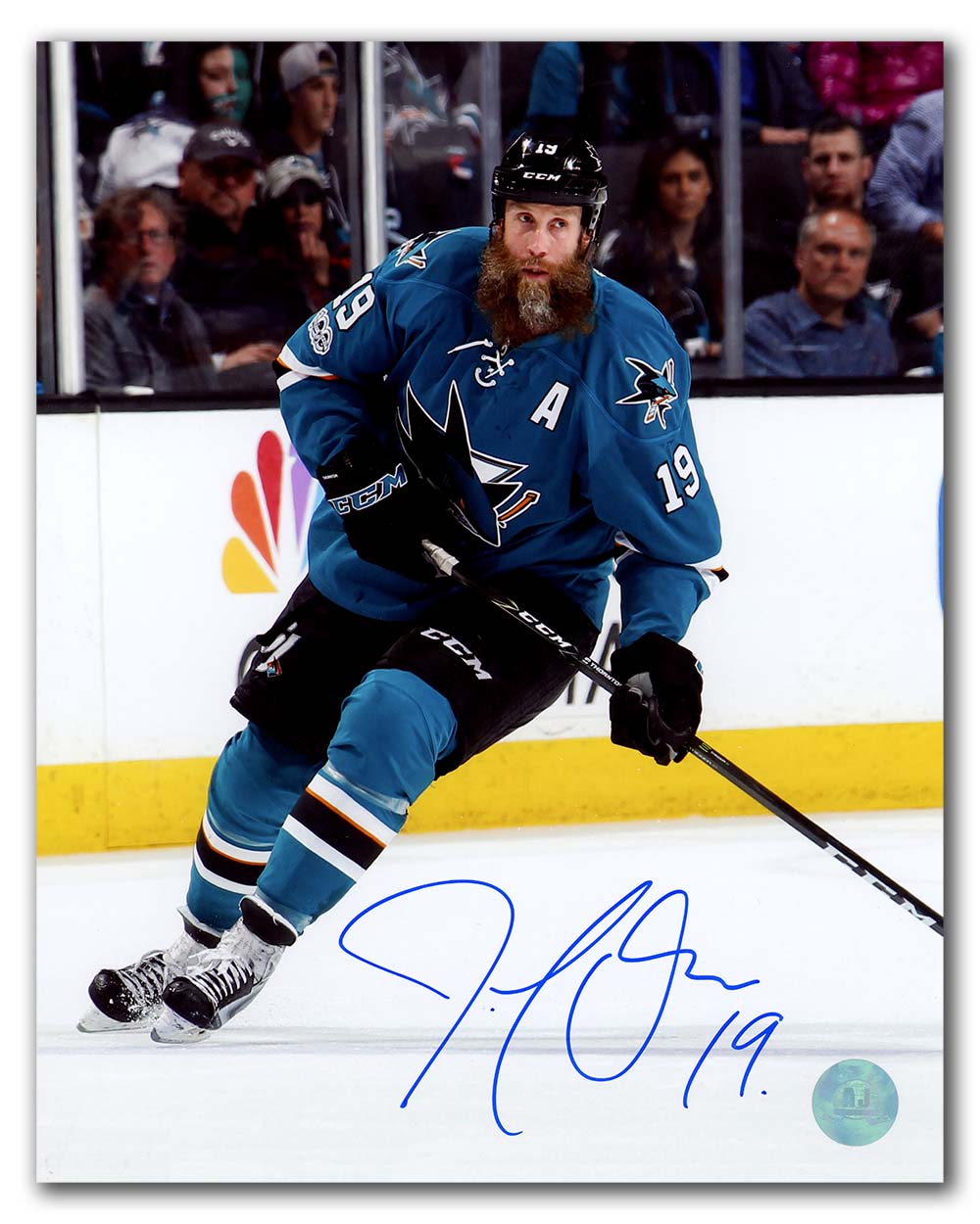 AJ Sports | Joe Thornton Signed San Jose Sharks Game Action 8x10 Photo