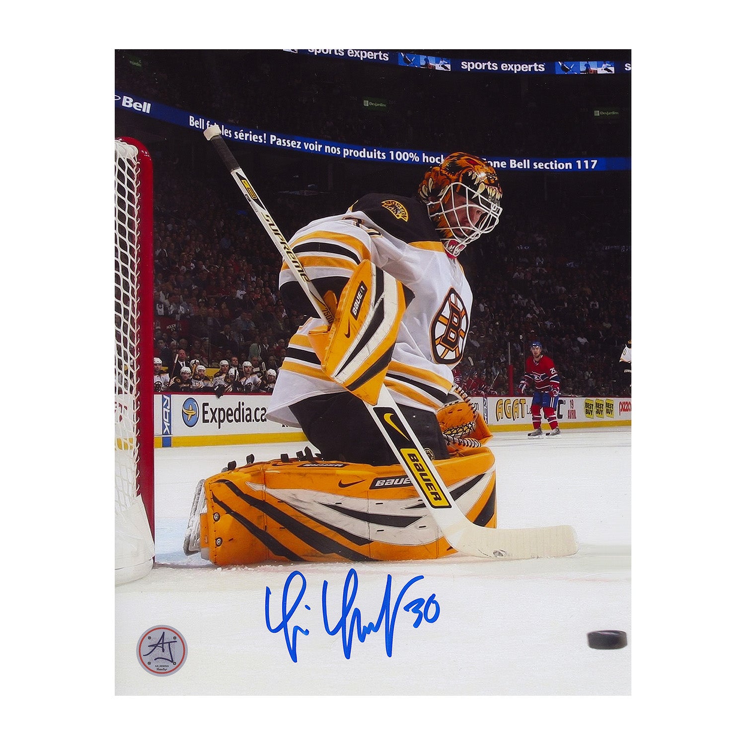 AJ Sports | Tim Thomas Autographed Boston Bruins Goalie 8x10 Photo