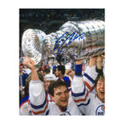 AJ Sports | Esa Tikkanen Signed Edmonton Oilers 1987 Stanley Cup 8x10 Photo