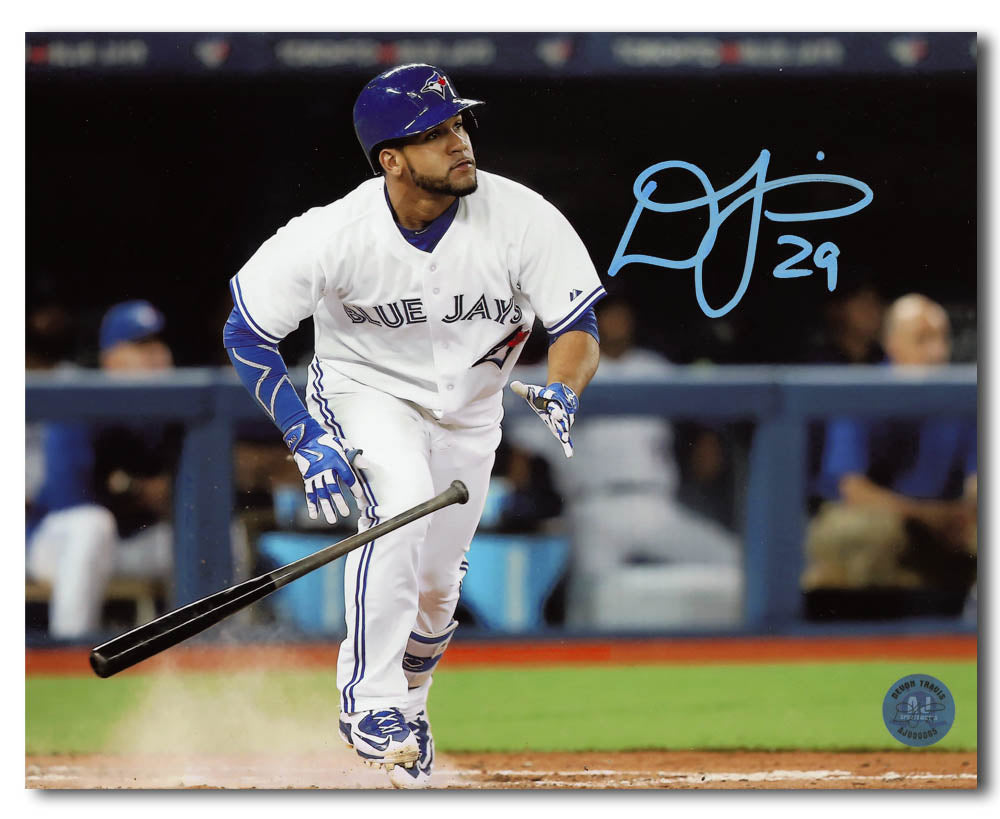 AJ Sports | Devon Travis Autographed Toronto Blue Jays Baseball Hit 8x10 Photo