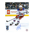 AJ Sports | Vincent Trocheck Signed New York Rangers Road Trip 8x10 Photo