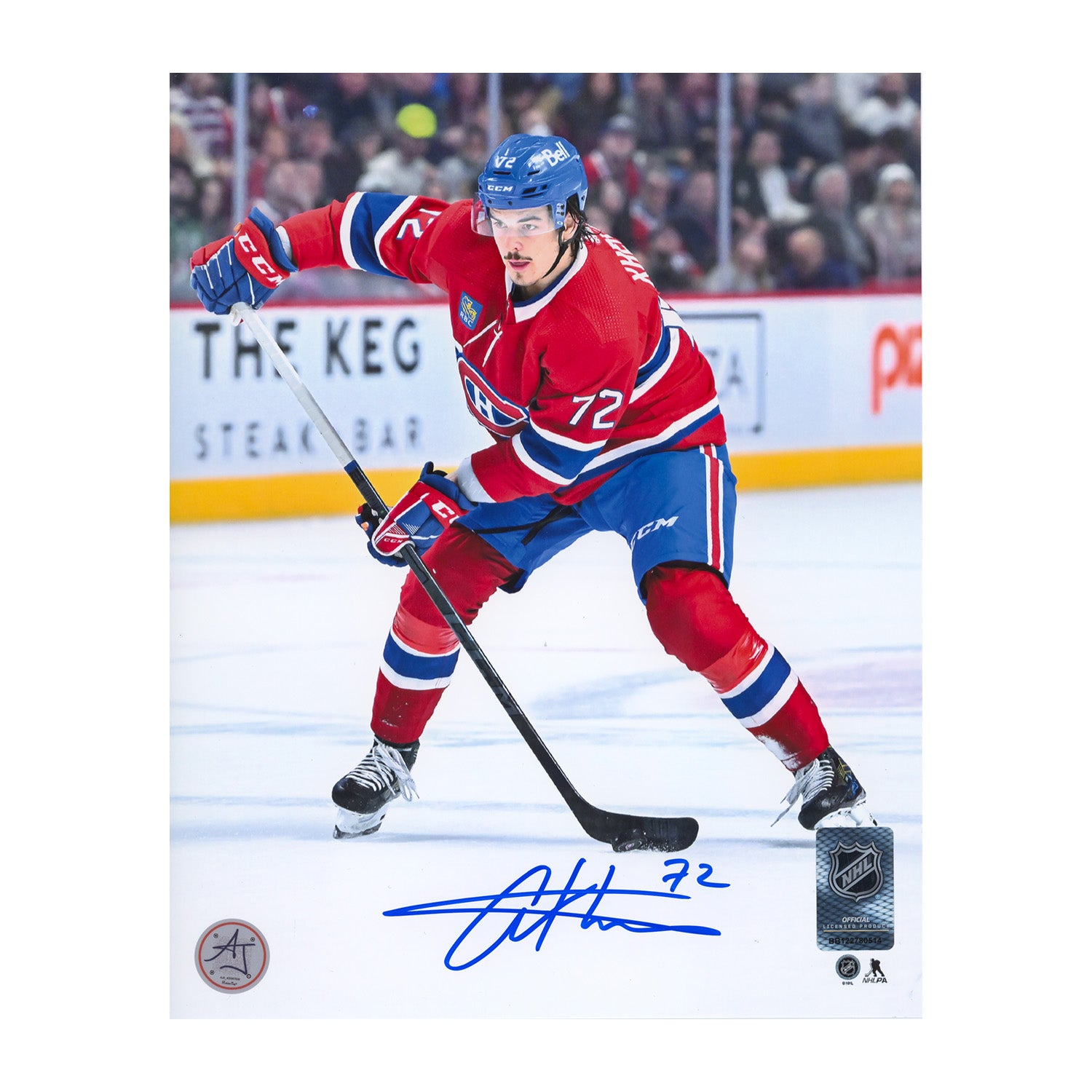 AJ Sports | Arber Xhekaj Autographed Montreal Canadiens 8x10 Photo