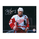 AJ Sports | Steve Yzerman Autographed Detroit Red Wings Intensity 8x10 Photo