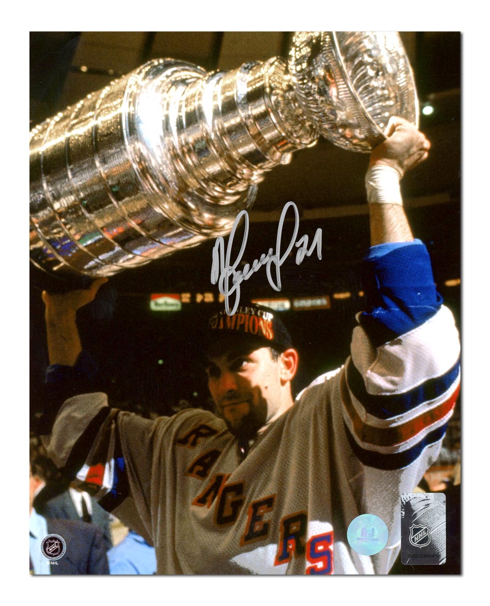 AJ Sports | Sergei Zubov Autographed New York Rangers Stanley Cup 8x10 Photo