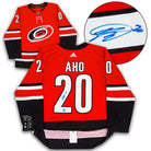 Sebastian Aho Carolina Hurricanes Autographed Adidas Jersey | AJ Sports.