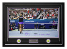 Bianca Andreescu 2019 US Open Tennis Champ Signed & Inscribed 27x37 Frame #/19 | AJ Sports.