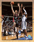 Andrea Bargnani Toronto Raptors Autographed Lay Up 8x10 Photo | AJ Sports.