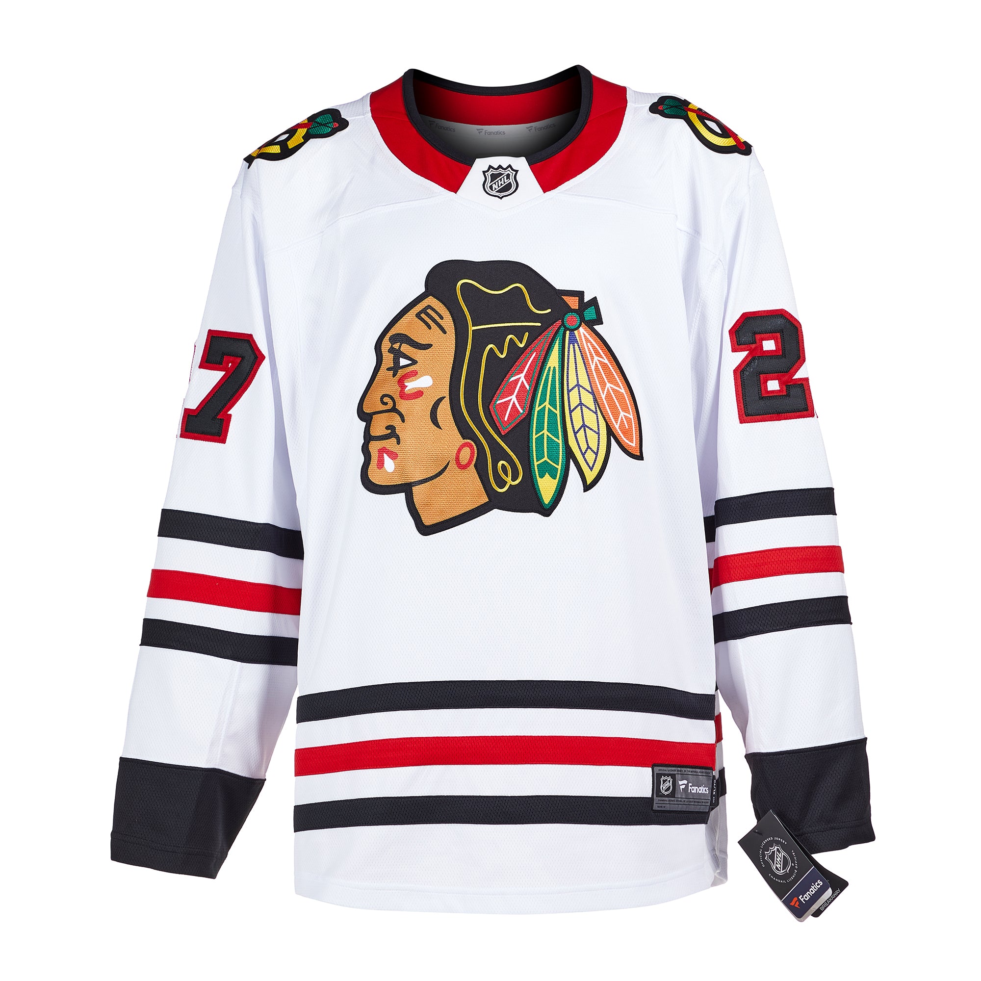 Adam Boqvist Chicago Blackhawks Signed & Dated White Fanatics Jersey | AJ Sports.