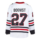 Adam Boqvist Chicago Blackhawks Signed & Dated White Fanatics Jersey | AJ Sports.