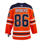 Philip Broberg Edmonton Oilers Autographed Adidas Jersey | AJ Sports.