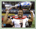 Henri Burris Calgary Stampeders Autographed CFL Grey Cup 8x10 Photo | AJ Sports.