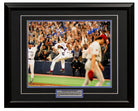 Joe Carter & Mitch Williams Dual Signed 1993 World Series Home Run 26x32 Frame | AJ Sports.