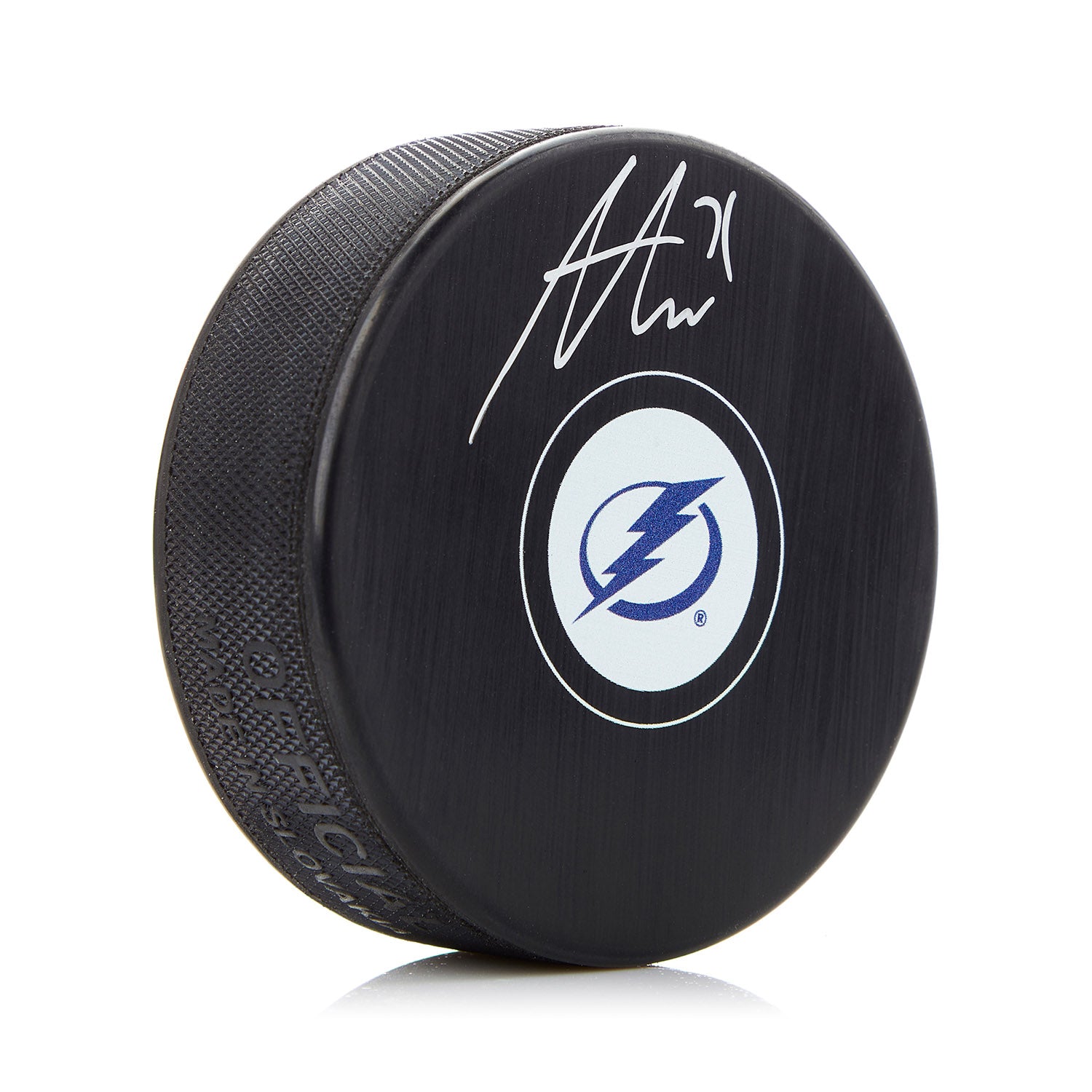 Anthony Cirelli Tampa Bay Lightning Autographed Hockey Puck | AJ Sports.