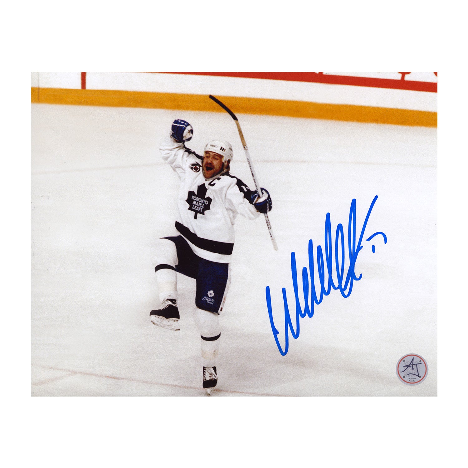 Wendel Clark Signed Toronto Maple Leafs White Hockey Jersey