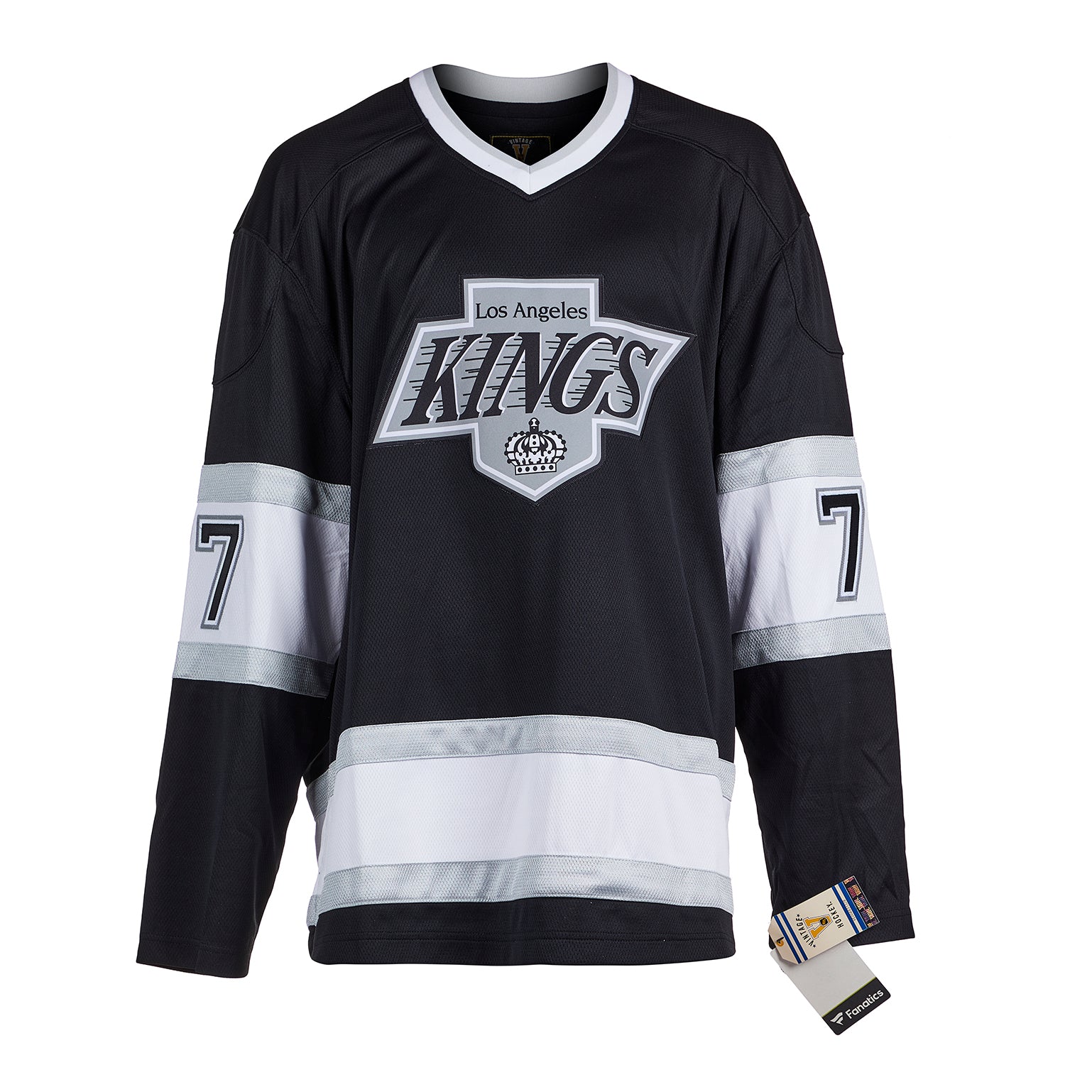 Paul Coffey Los Angeles Kings Signed Retro Fanatics Jersey | AJ Sports.