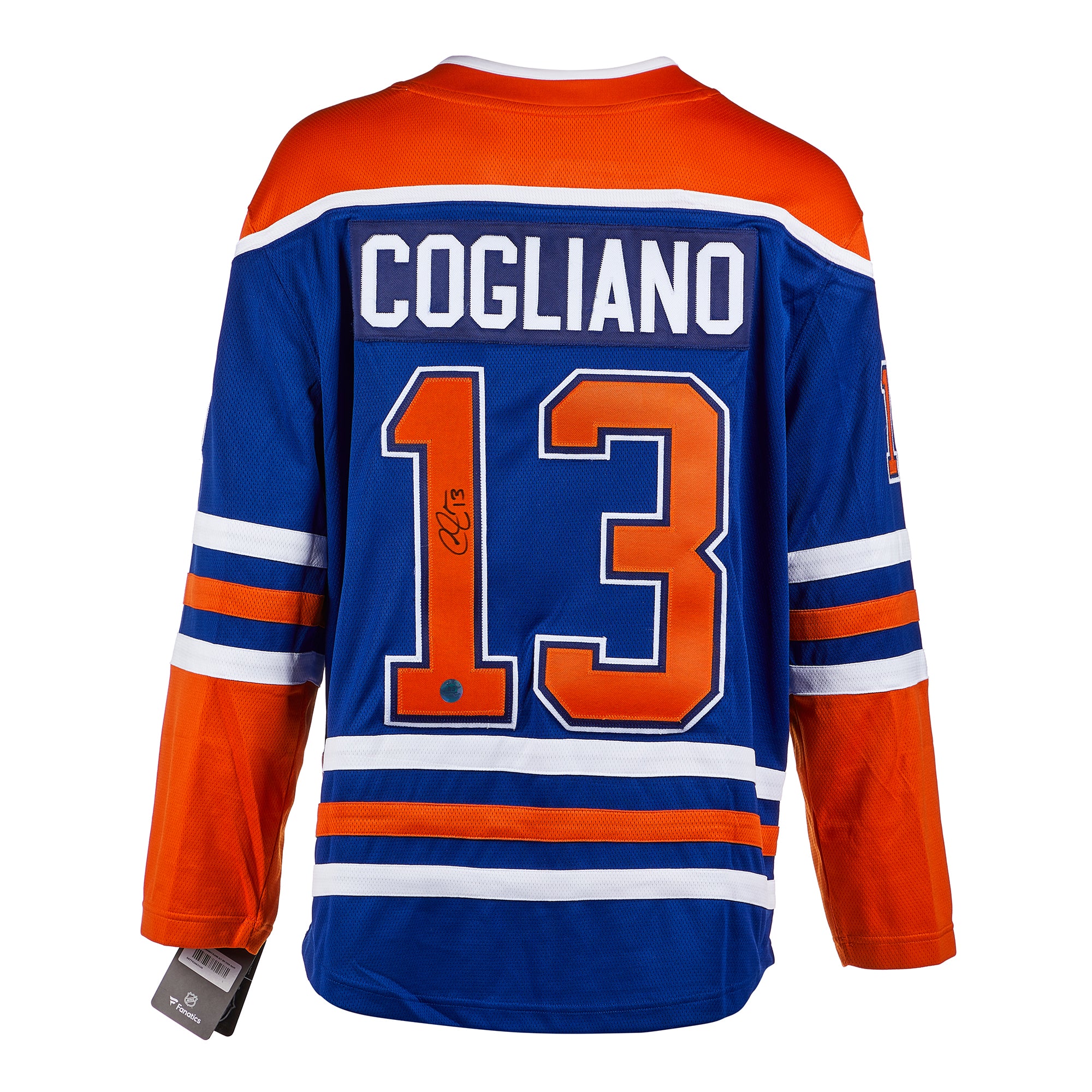 Andrew Cogliano Edmonton Oilers Autographed Fanatics Jersey | AJ Sports.