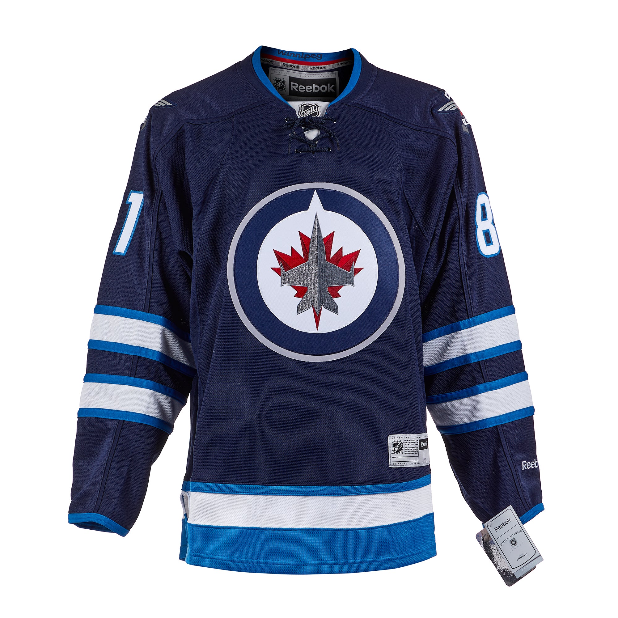 Kyle Connor Winnipeg Jets Signed & Dated 1st Goal Reebok Jersey #/81 | AJ Sports.