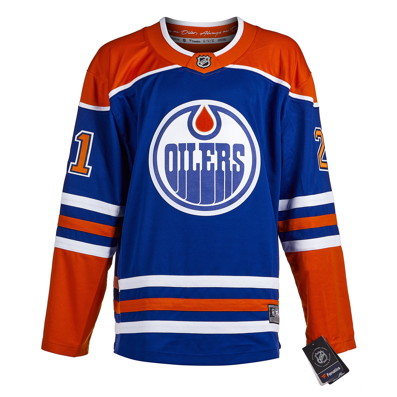 Vincent Damphousse Edmonton Oilers Autographed Fanatics Jersey | AJ Sports.