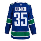 Thatcher Demko Vancouver Canucks Autographed Adidas Jersey | AJ Sports.