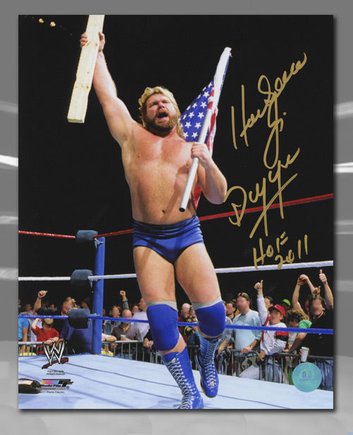 Mick Foley Autographed Mankind With Socko Wrestling 8x10 Photo 