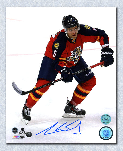 Aaron Ekblad Florida Panthers Autographed Rookie Action 8x10 Photo | AJ Sports.