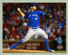 Marco Estrada Toronto Blue Jays Autographed Playoffs Pitching 8x10 Photo | AJ Sports.