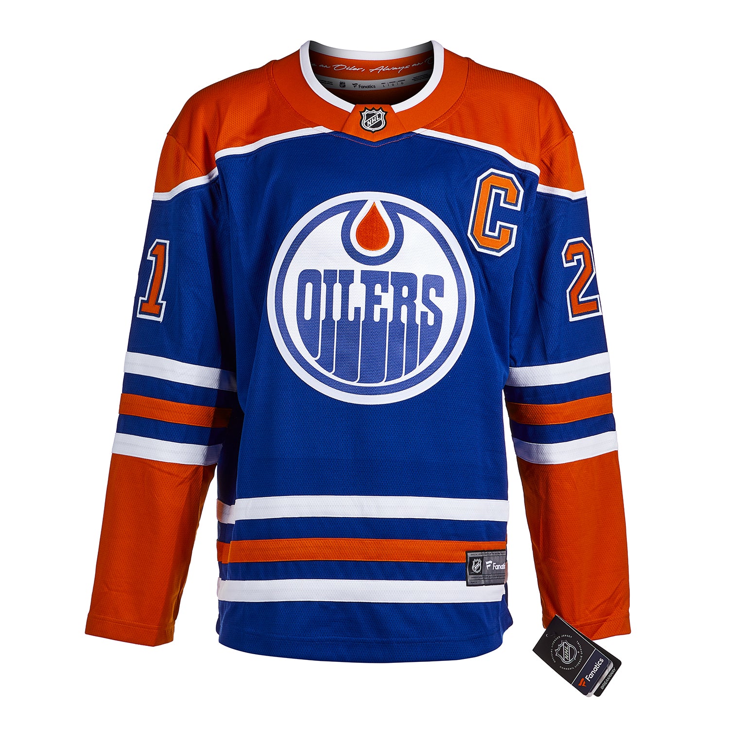 Andrew Ference Edmonton Oilers Autographed Fanatics Jersey | AJ Sports.