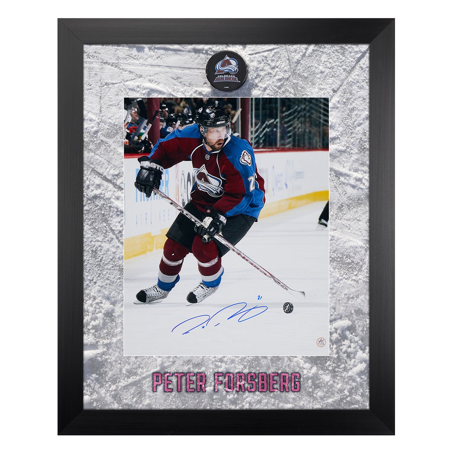 Peter forsberg hot sale autographed jersey