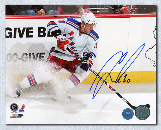 Marian Gaborik Autographed New York Rangers 8X10 Photo (Los Angeles Kings)  - NHL Auctions