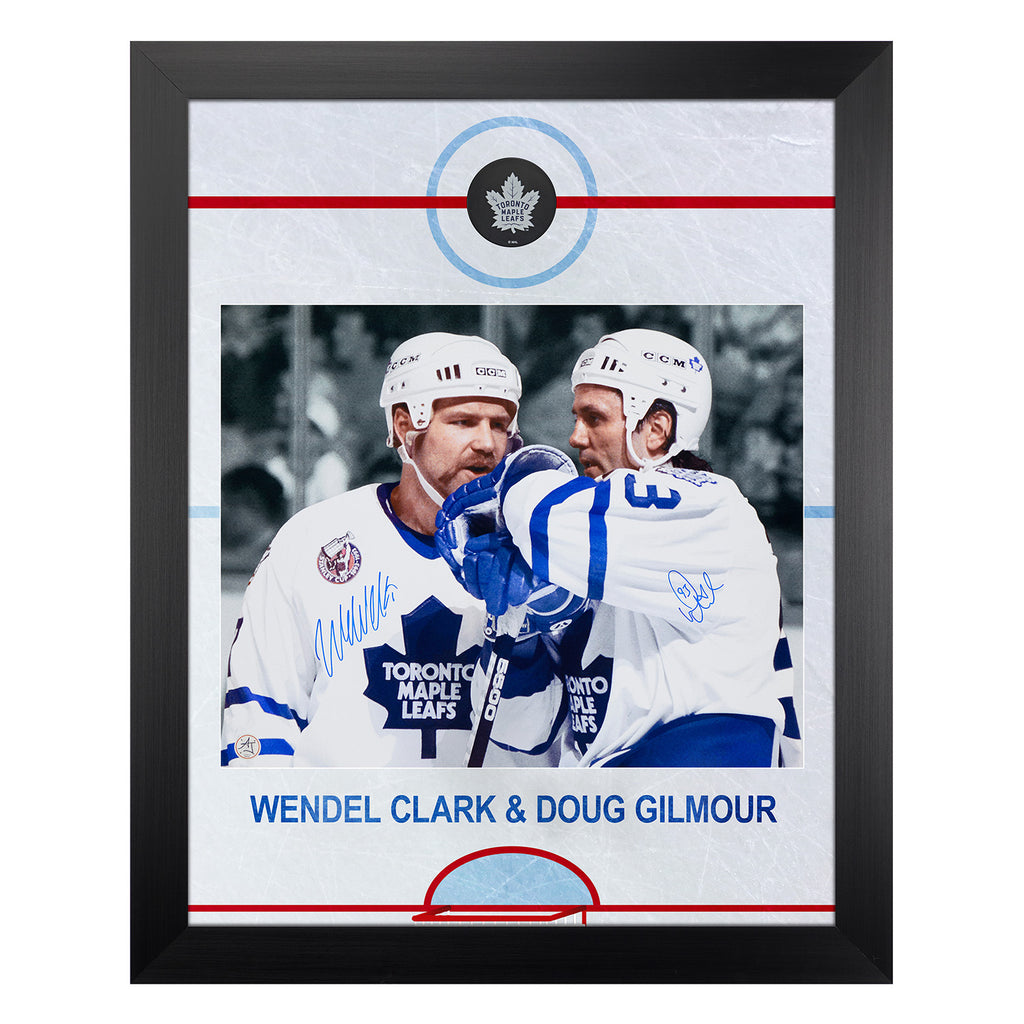 Framed Toronto Maple Leafs Doug Gilmour Autographed Signed Jersey Jsa – MVP  Authentics