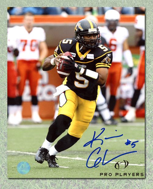 Kevin Glenn Hamilton Tiger-Cats Autographed CFL 8x10 Photo | AJ Sports.