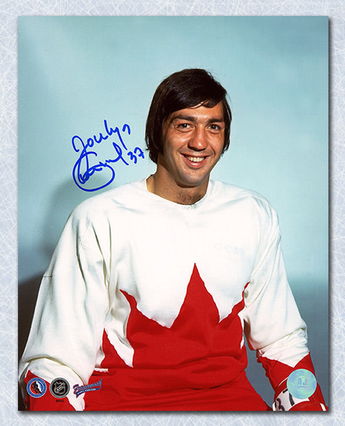 Jocelyn Guevremont Team Canada Autographed 1972 Summit Series 8x10 Photo | AJ Sports.