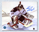 Dominik Hasek Buffalo Sabres Autographed Goal Crease Puck Save 8x10 Photo | AJ Sports.