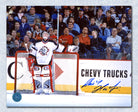 Dominik Hasek Buffalo Sabres Autographed Scoreboard Watching 8x10 Photo | AJ Sports.