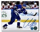 Victor Hedman Tampa Bay Lightning Autographed Slapshot 8x10 Photo | AJ Sports.