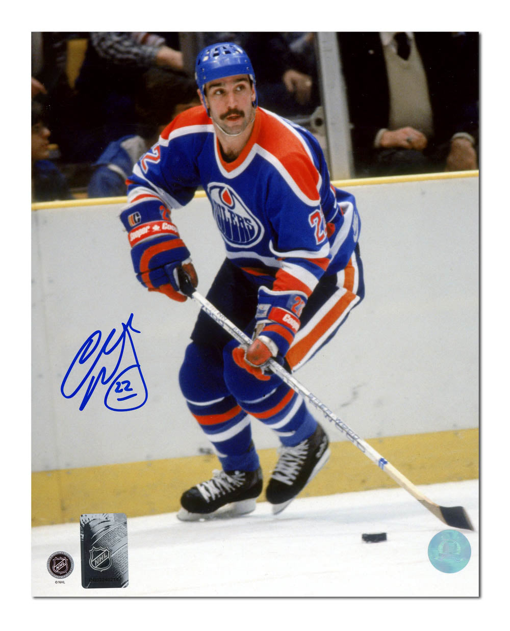 AJ Sports | Charlie Huddy Autographed Edmonton Oilers 8x10 Photo