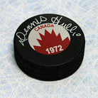 Dennis Hull Team Canada Autographed 1972 Summit Series Hockey Puck | AJ Sports.