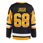 Jaromir Jagr Pittsburgh Penguins Signed 5x Art Ross Vintage Fanatics Jersey | AJ Sports.