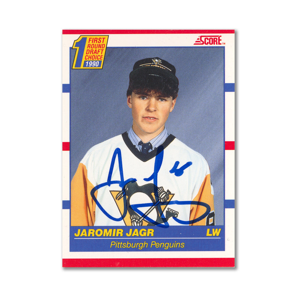 Jaromir Jagr Signed Autographed Puck JSA AK60685