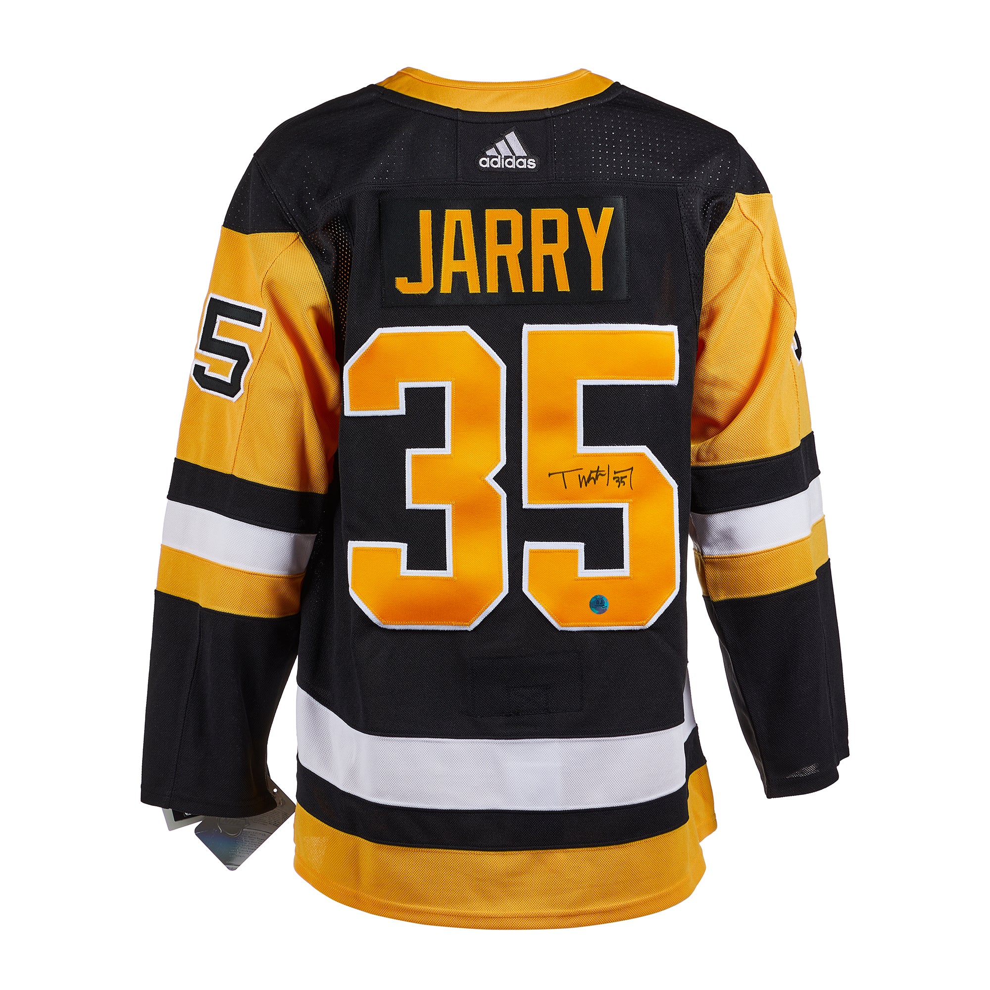 Tristan Jarry Pittsburgh Penguins Autographed Reverse Retro Adidas Jersey